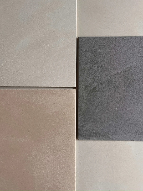 Mortex surface showcasing its seamless, mineral texture.