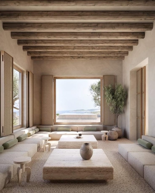 Chukum material with its distinctive natural finish, reflecting its ancient Mayan origins.