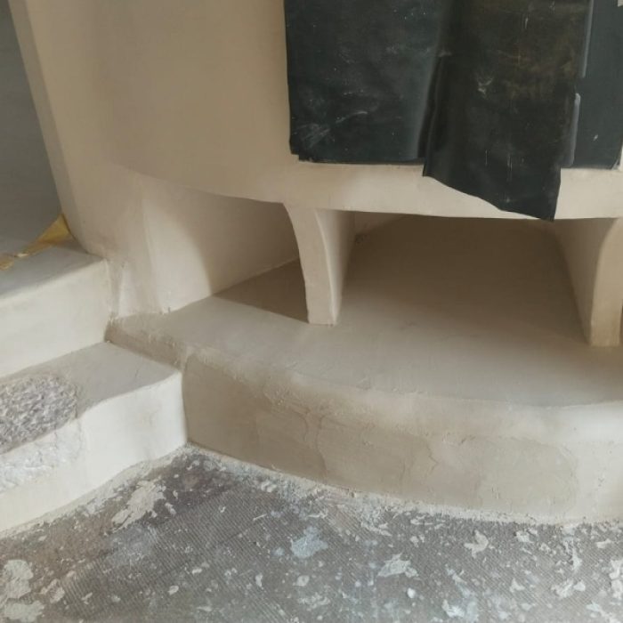 Handcrafted Mortex floors in Fornalutx: raw rustic elegance