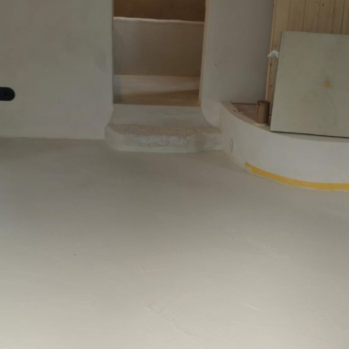 Handcrafted Mortex floors in Fornalutx: raw rustic elegance