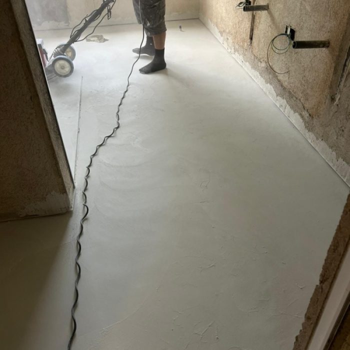 Handcrafted Mortex floors in Fornalutx: raw rustic elegance