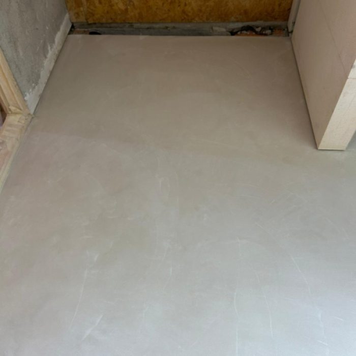 Handcrafted Mortex floors in Fornalutx: raw rustic elegance